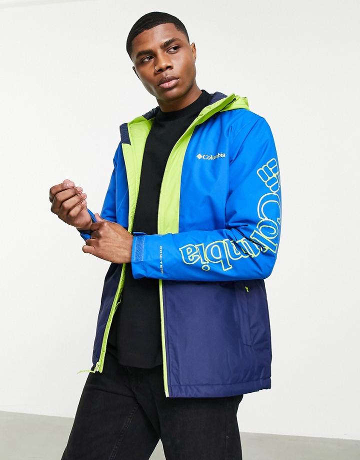 Columbia Timberturner Ski Jacket In Blue/green-blues