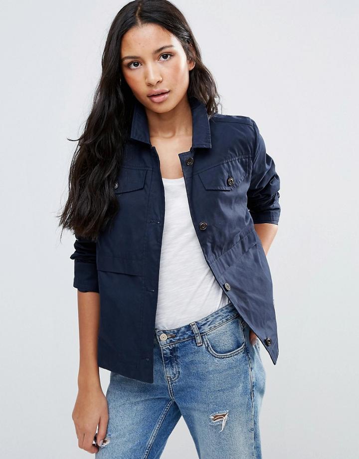 Parka London Adele Utility Jacket - Navy