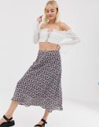 Resume Oksana Floral Print Midi Skirt-multi