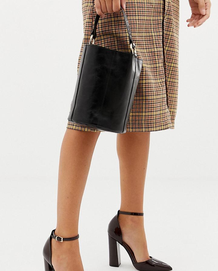 Asos Design Pebble Pointed High Heels-brown