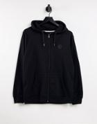 Soul Star Full Zip Hoodie In Black