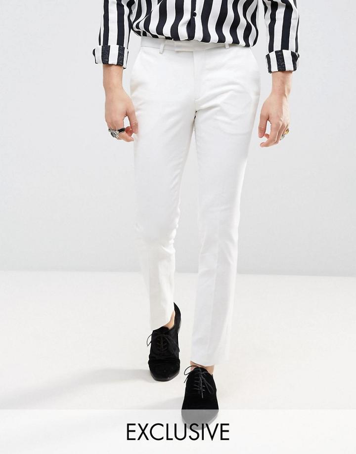 Noose & Monkey Tapered Smart Chino - White