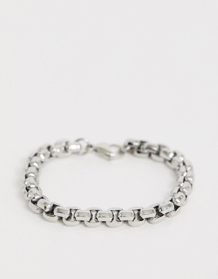 Seven London Cable Chain Bracelet In Silver - Silver