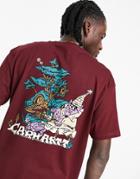 Carhartt Wip Kogankult Wizard T-shirt In Burgundy-red