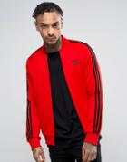 Adidas Originals Superstar Track Jacket In Red Bk5918 - Red