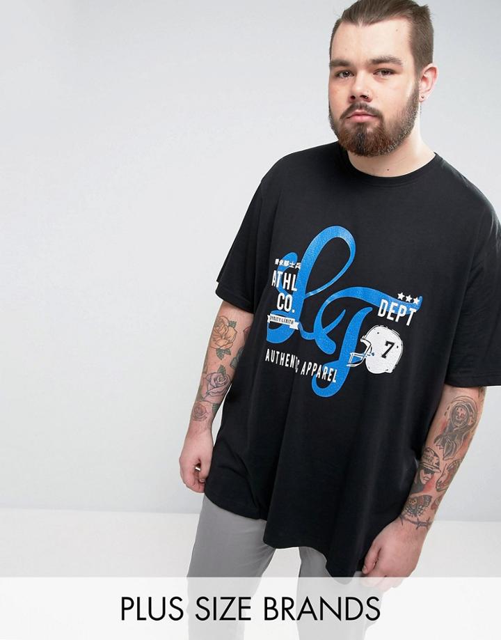 Loyalty And Faith Plus Printed T-shirt - Black