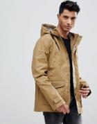 Threadbare Hooded Coat With Toggles