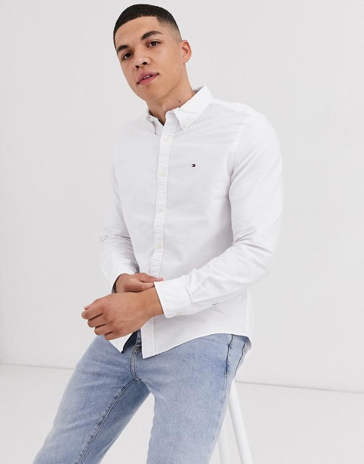Tommy Hilfiger New England Oxford Shirt In White
