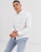 Tommy Hilfiger New England Oxford Shirt In White