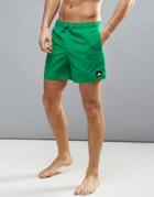 Adidas Solid Swim Shorts In Green Bj8783 - Green