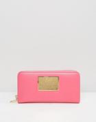 Love Moschino Purse With Badge - Pink