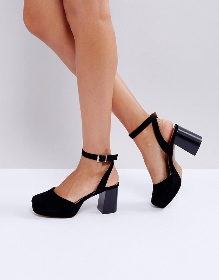 Asos Oston Heeled Shoes - Black