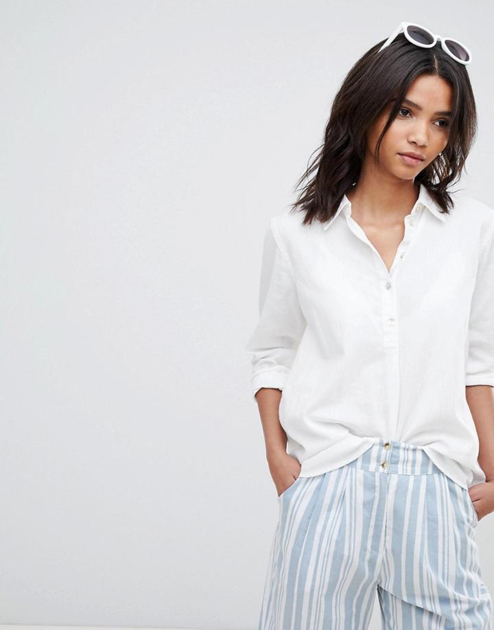 Vila Classic Clean Shirt - White