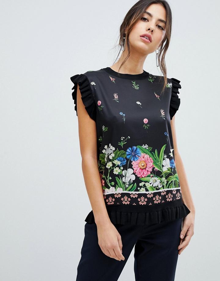 Ted Baker Myshell Florence Sleeveless Sweater - Black
