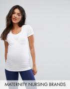New Look Maternity Nursing T-shirt - White