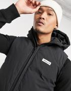 Asos Daysocial Wadded Vest In Black