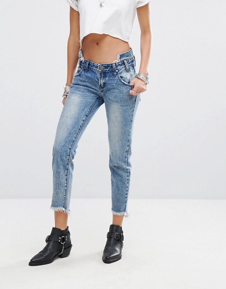 One Teaspoon Freebirds Stepped Waist Jean - Blue