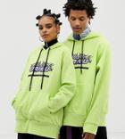 Collusion X Motocross Unisex Hoodie With Front Print-green