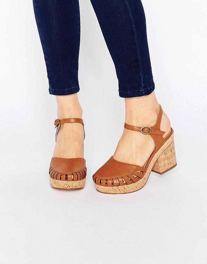 Asos Officer Heels - Tan
