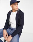 Tommy Hilfiger Basic Faux Fur Lined Hoodie-navy