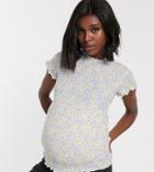 New Look Maternity Tee In Floral Print-multi