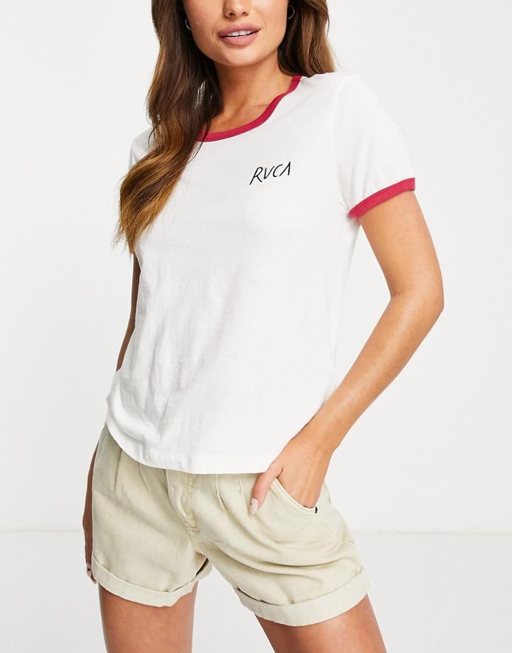 Rvca Scribbler T-shirt In White