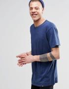 Cheap Monday Standard T-shirt Stripe Melange Dark Blues - Blues Melange