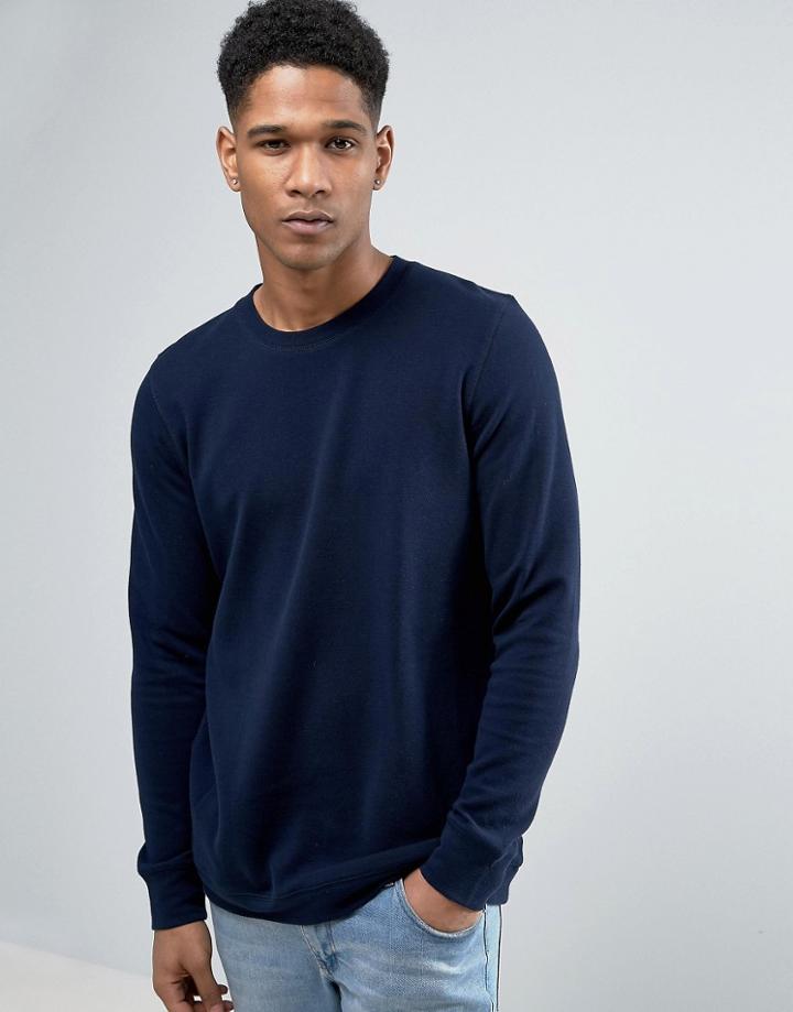Esprit Crew Neck Sweat - Navy