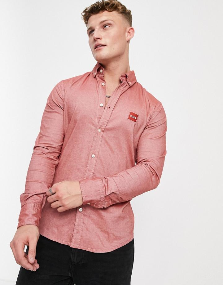 Boss Mabsoot Shirt In Red