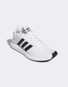 Adidas Originals Swift Run X Sneakers In White And Black