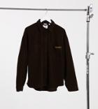 Collusion Fleece Shacket In Chocolate Brown Co-ord