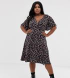 Brave Soul Plus Aaron Wrap Dress