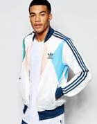 Adidas Originals Track Jacket In Vintage Style Aj7862 - White