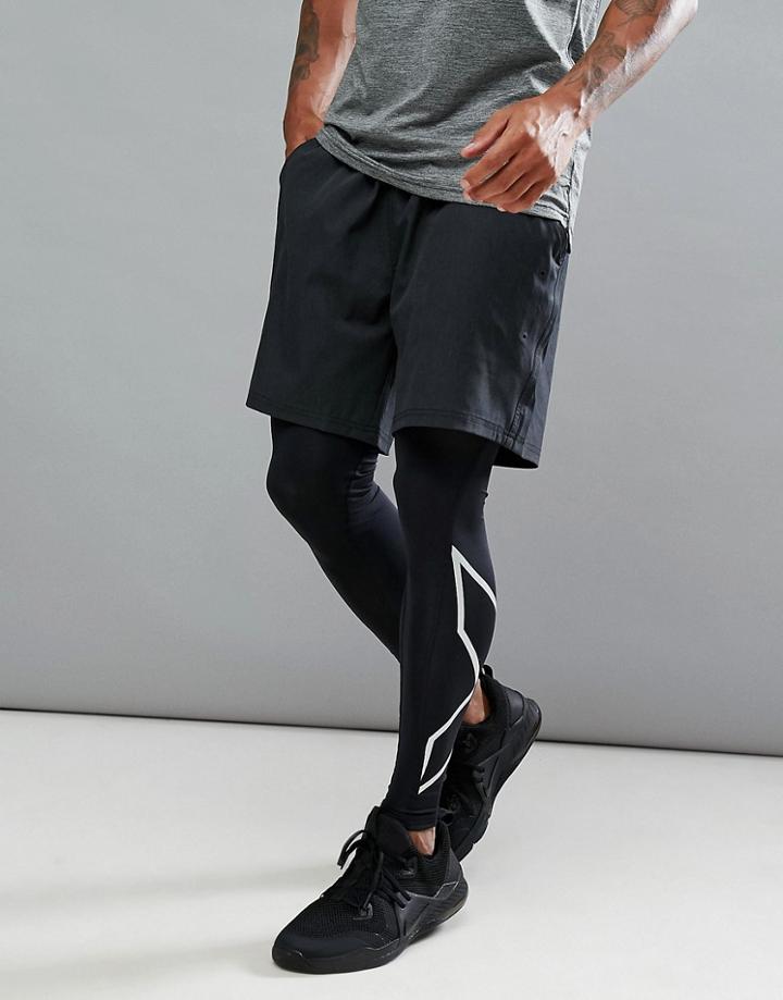 2xu Training Urban Short In Black Mr4203b-blk - Black