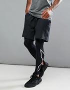 2xu Training Urban Short In Black Mr4203b-blk - Black