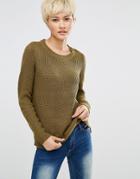 J.d.y Knit Sweater - Green
