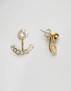 Ted Baker Coraline Concentric Crystal Earrings - Gold