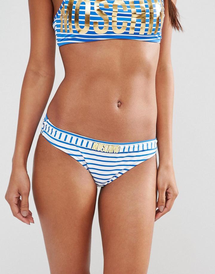 Moschino Stripe Bikini Bottoms - Stripe 1297