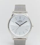 Limit Silver Mesh Watch Exclusive To Asos - Silver