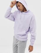 Asos Design Oversized Hoodie In Lilac - Purple