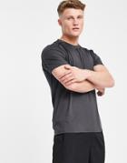 New Look Sport Polyester Running T-shirt In Gray - Gray-grey