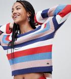 Esprit Multi Stripe Ribbed Sweater