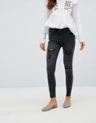 Parisian Ripped Jeans - Black