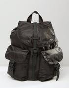 Herschel Dawson Ripstop Lightweight Fabric Backpack - Black Rubber