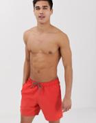 Farah Colbert Logo Swim Shorts In Red