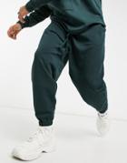 Asos Design Set Oversized Sweatpants In Green