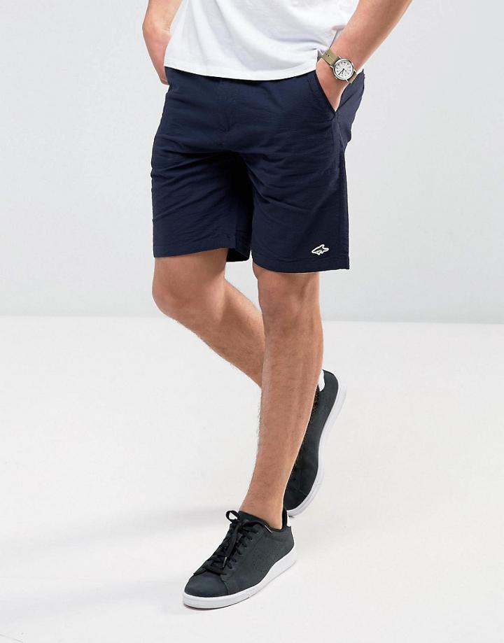 Le Shark Seersucker Shorts - Navy