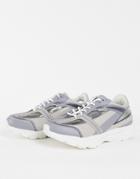 Asos Design Deane Lace Up Sneakers In Gray/clear-grey