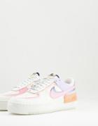 Nike Air Force 1 Shadow Sneakers In Sail/pink Glaze-white