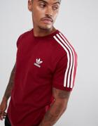 Adidas Originals California T-shirt In Red Dh5810 - Red